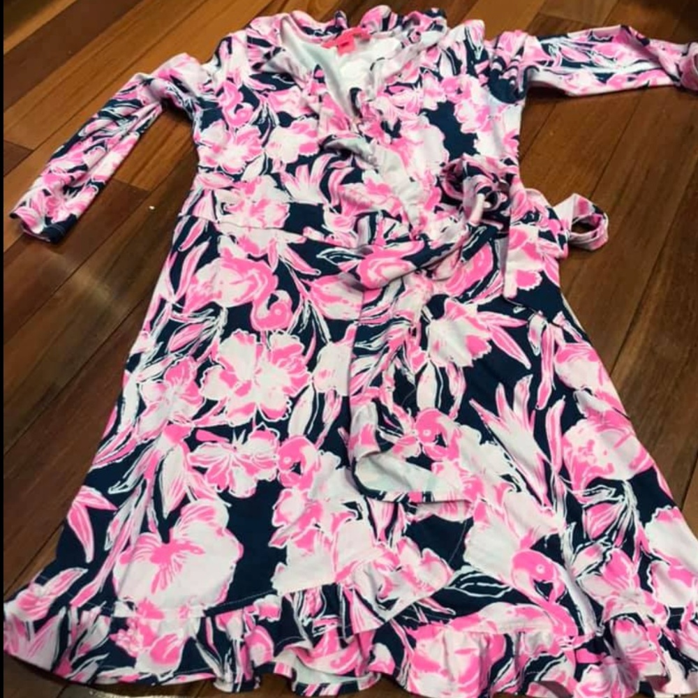 Lilly Pulitzer Size XS Flamingo Romper